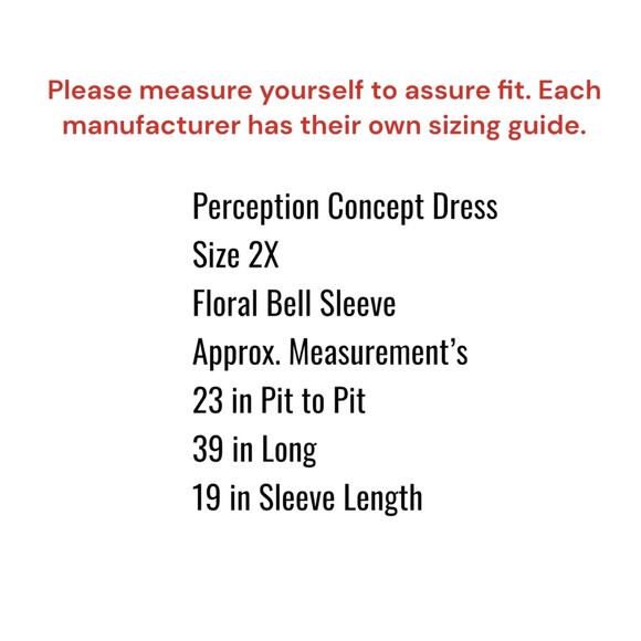 PERSEPTION CONCEPT Dress Plus Size 2X Black Floral Faux Wrap Style - Picture 2 of 10